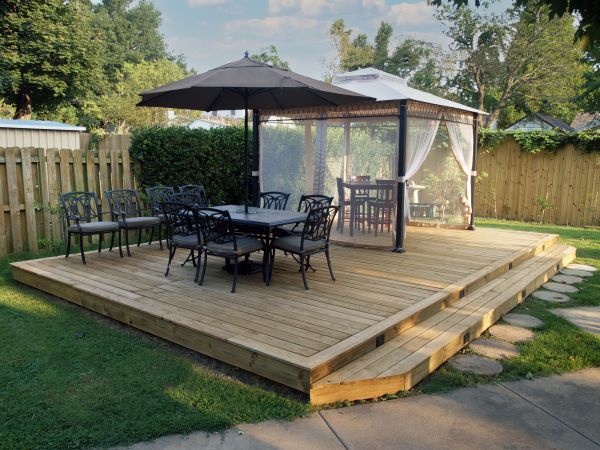 Cost of Backyard Deck Installation in Crystal Lake