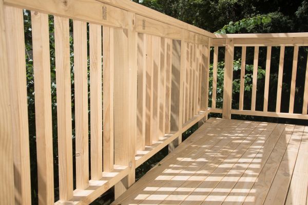 Pine Deck Installation in Crystal Lake